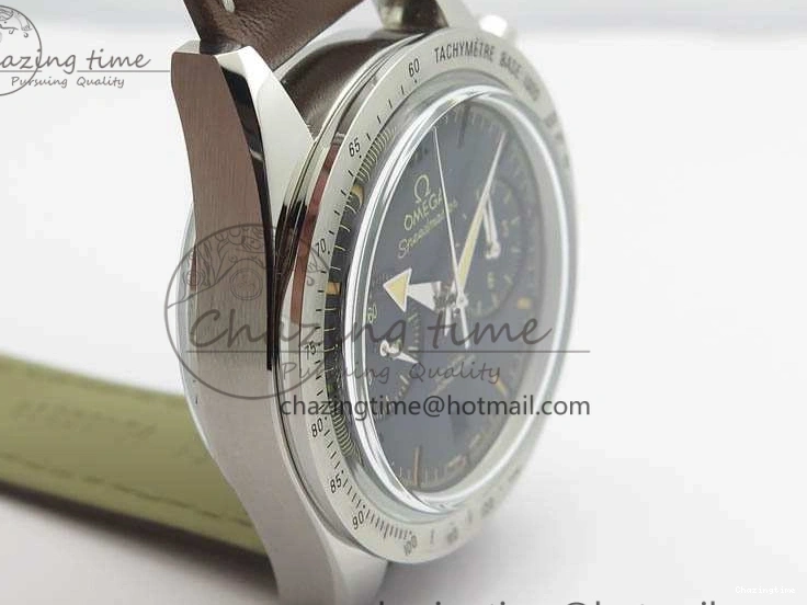 0208 Speedmaster ’57 Co-Axial OMF 1:1 Best Edition Black Dial A9300 (Free Leather Strap) Cozy 8137